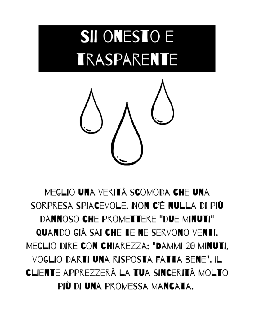 sii onesto, latenza e come risolverla