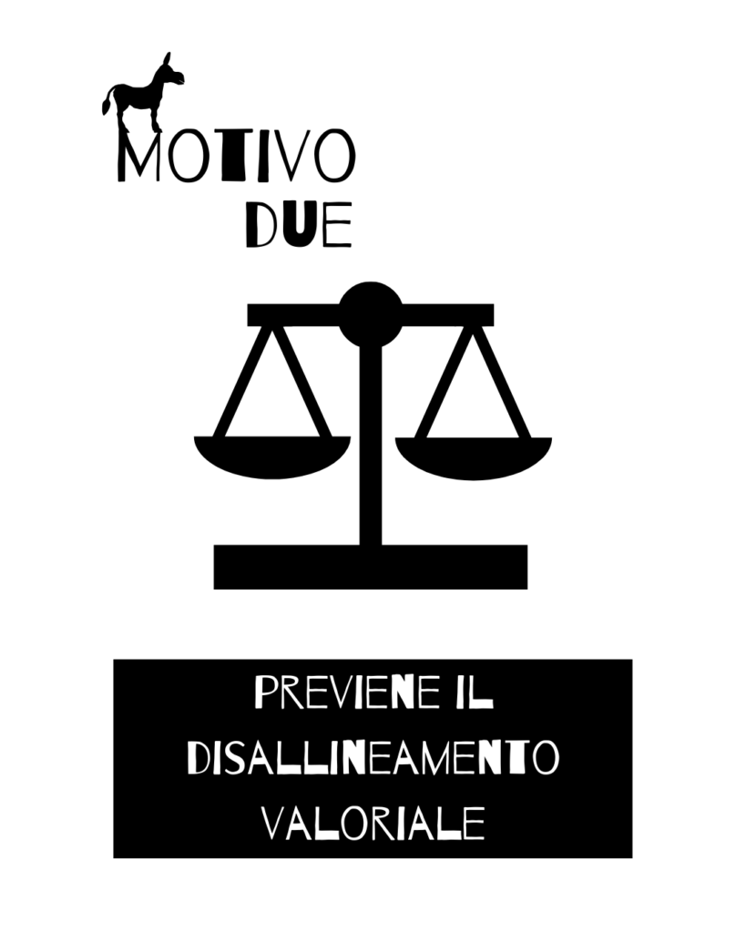 motivo 2: previene il disallineamento valoriale