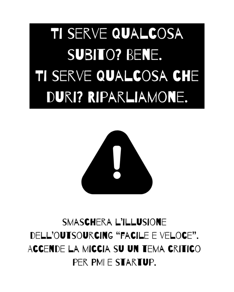 affidarsi ad un fornitore esterno